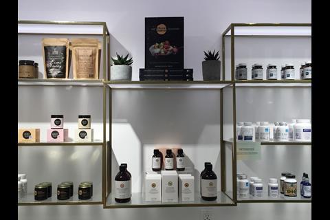 The supplements section is one of the largest categories